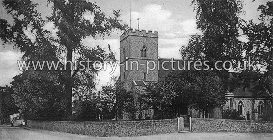 Holy Trinity Church, Littlebury, Essex. c.1905